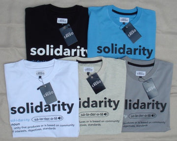 Our City CREDO: "Life is all about Principles" - Solidarity Crewneck T-Shirt